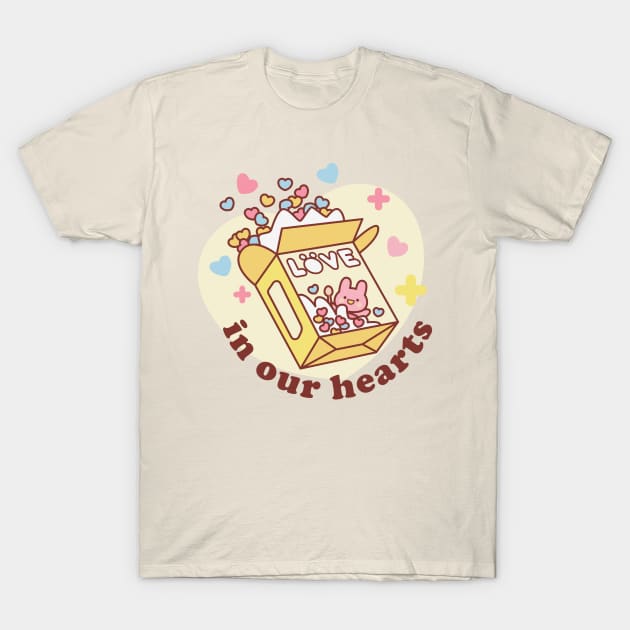Love in your hearts T-Shirt by Bruno Pires